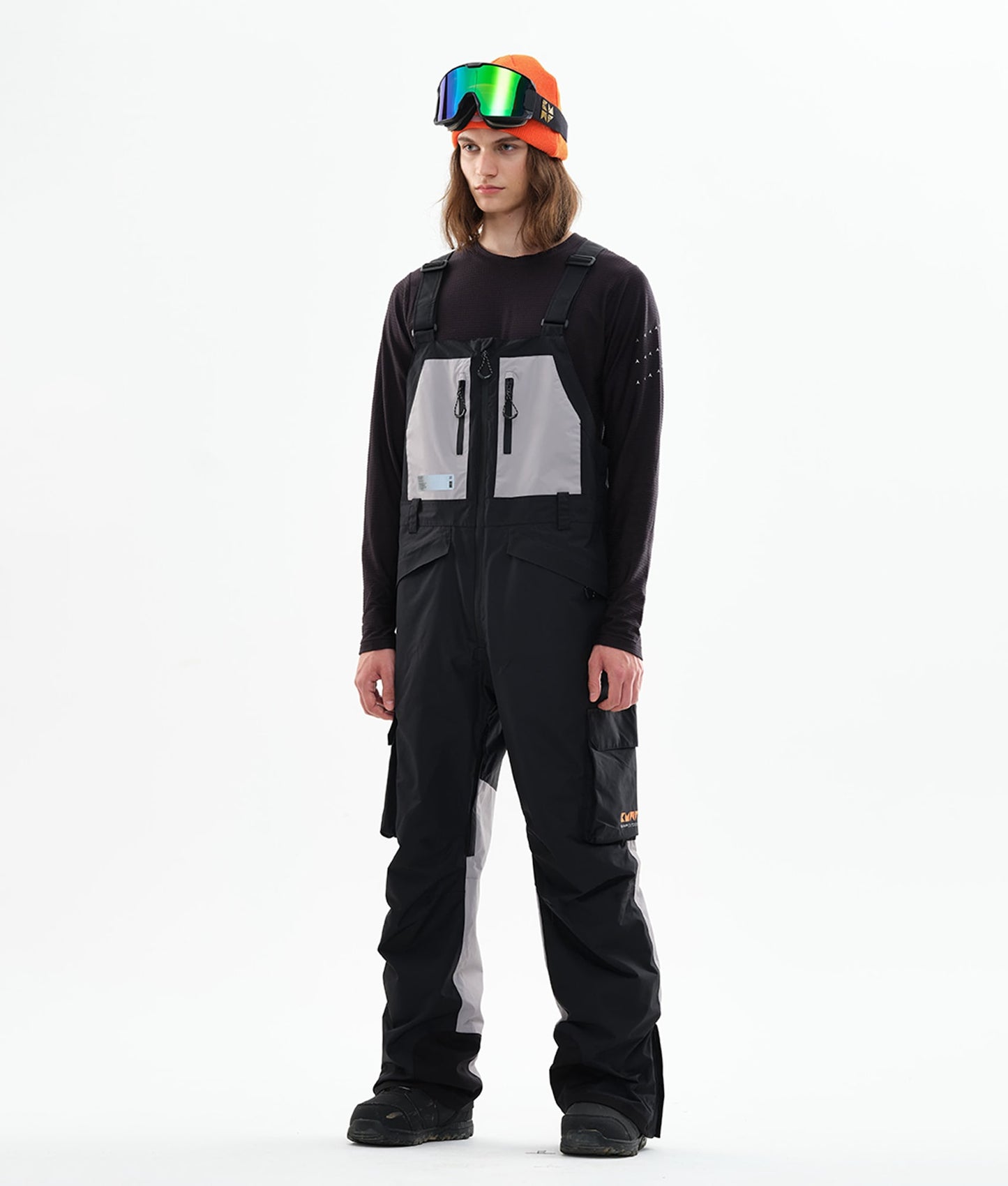 Iconic 23 Ski/Snowboard Bib Pants Women Black Gray
