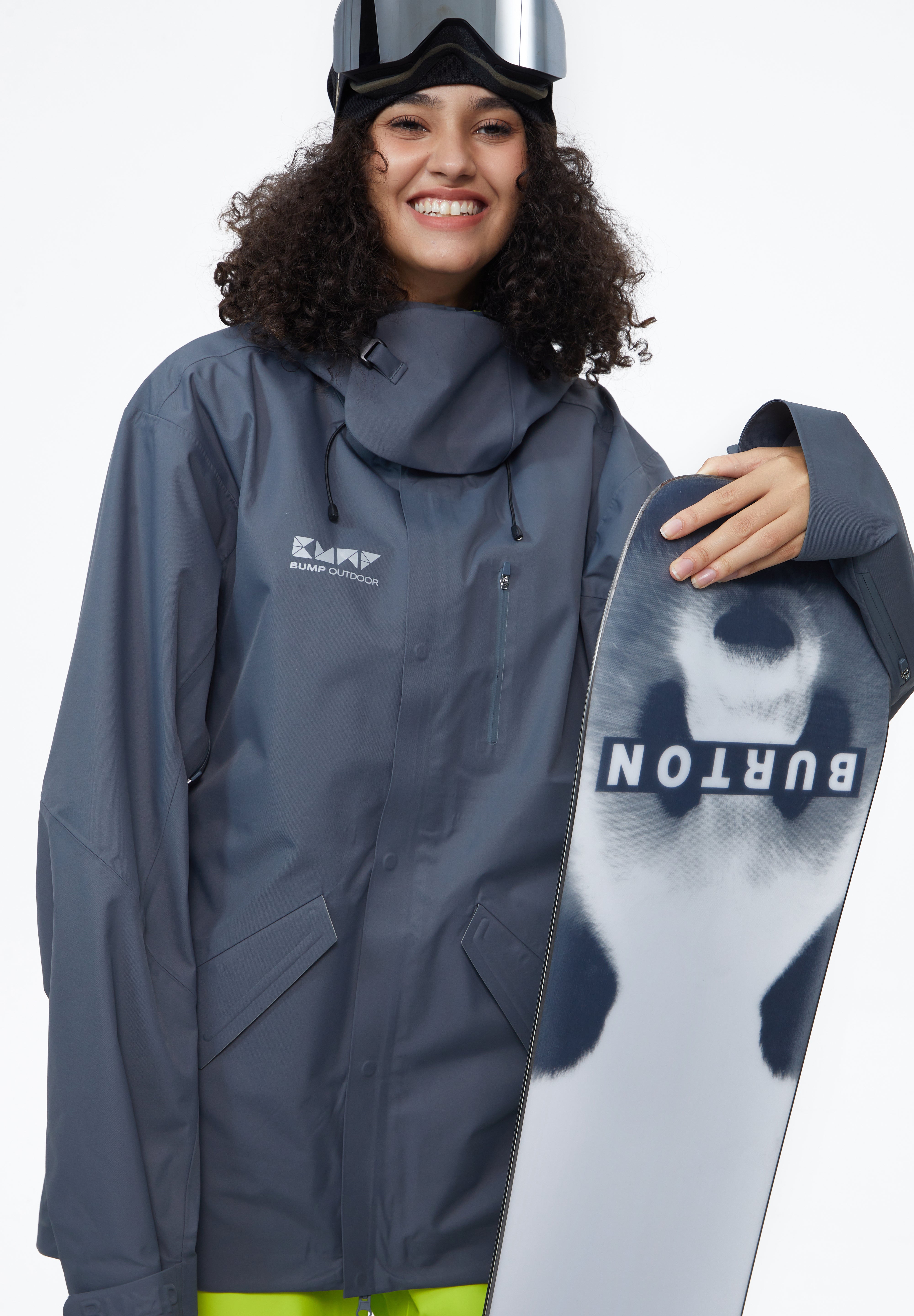 BUMP 23 3L Pro Dermizax® Snowboard/Ski Jacket Women Gray