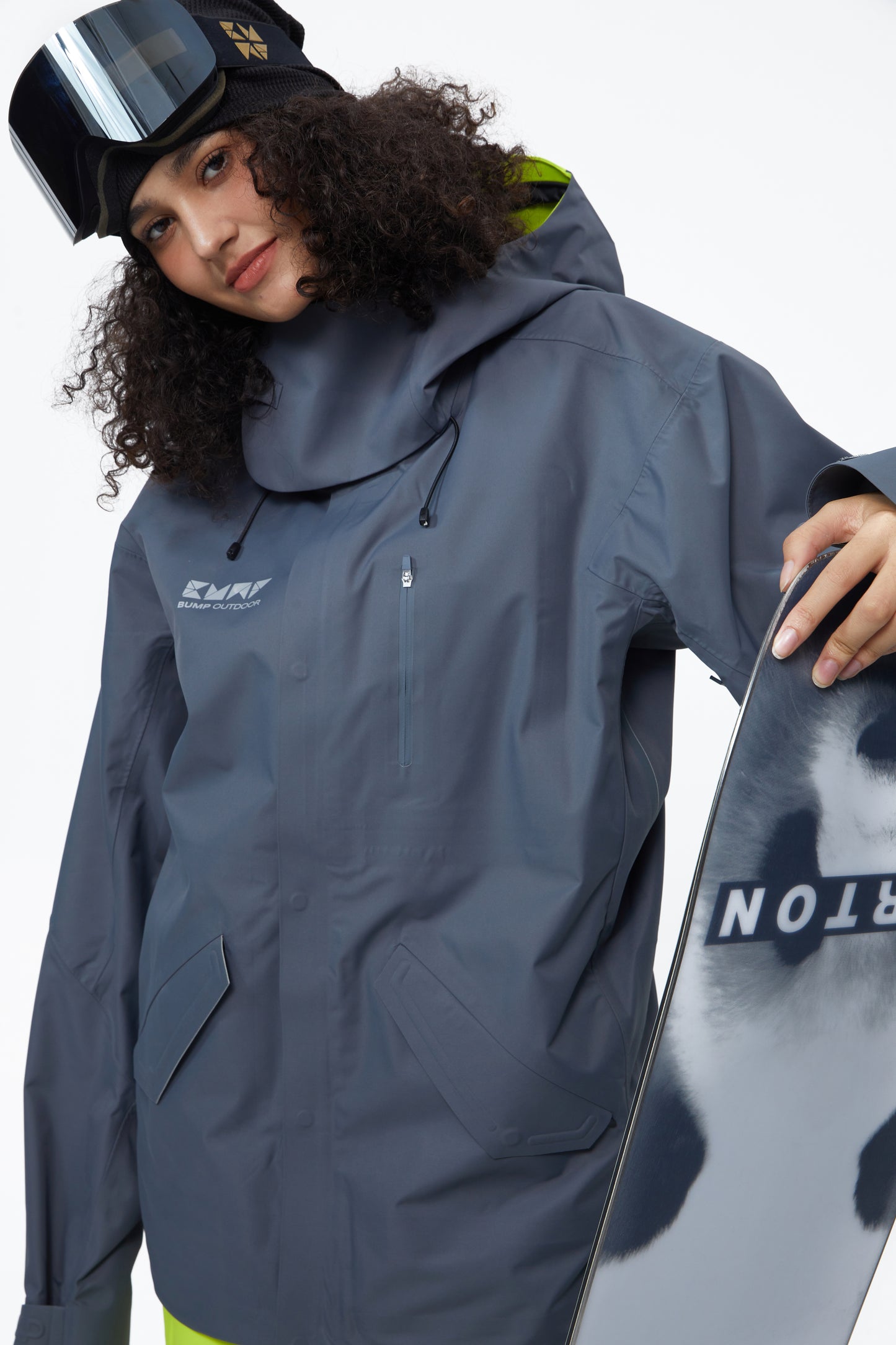 BUMP 23 3L Pro Dermizax® Snowboard/Ski Jacket Women Gray