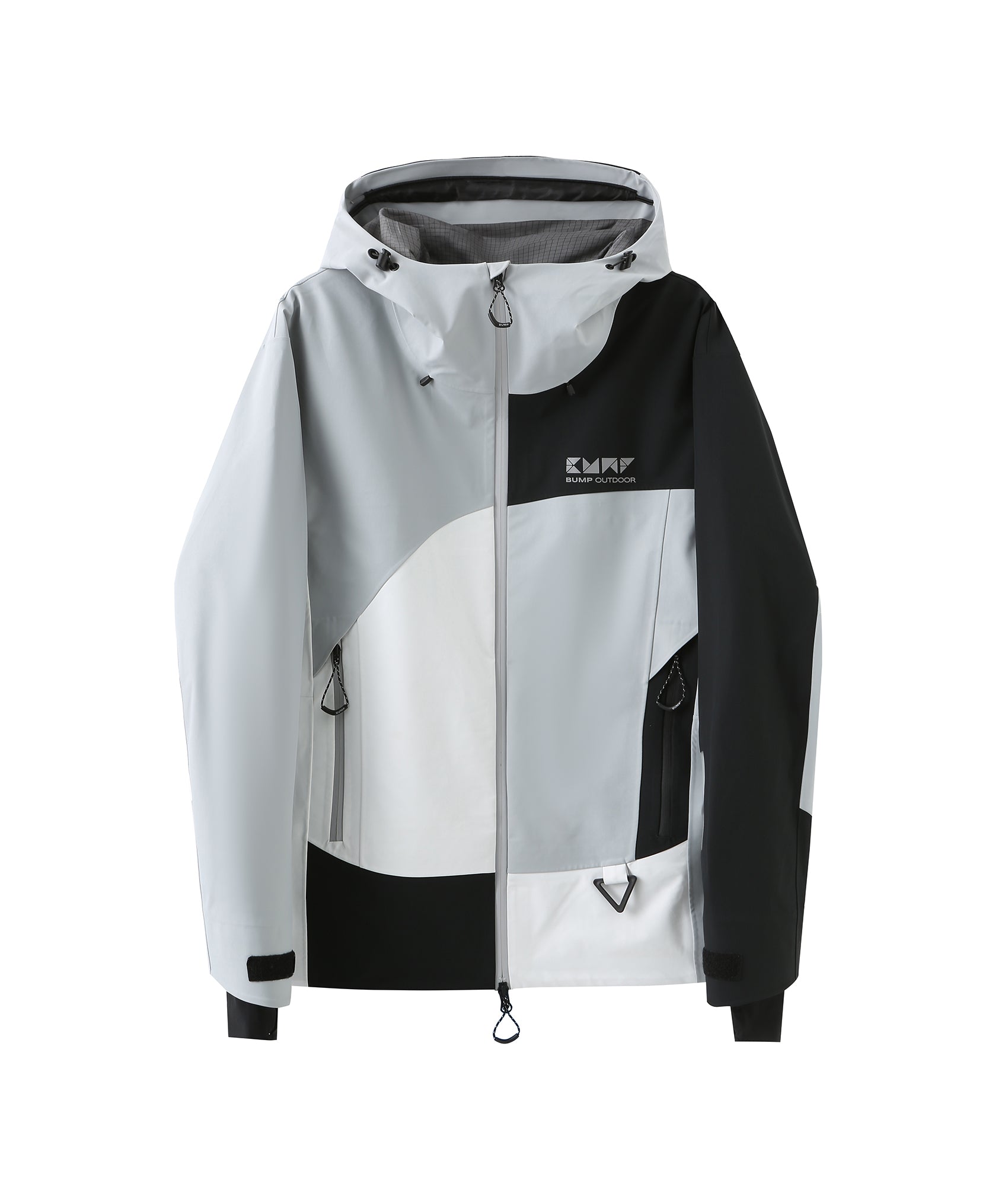 BUMP 3L RG Snowboard/Ski Jacket Men White/Black/Gray