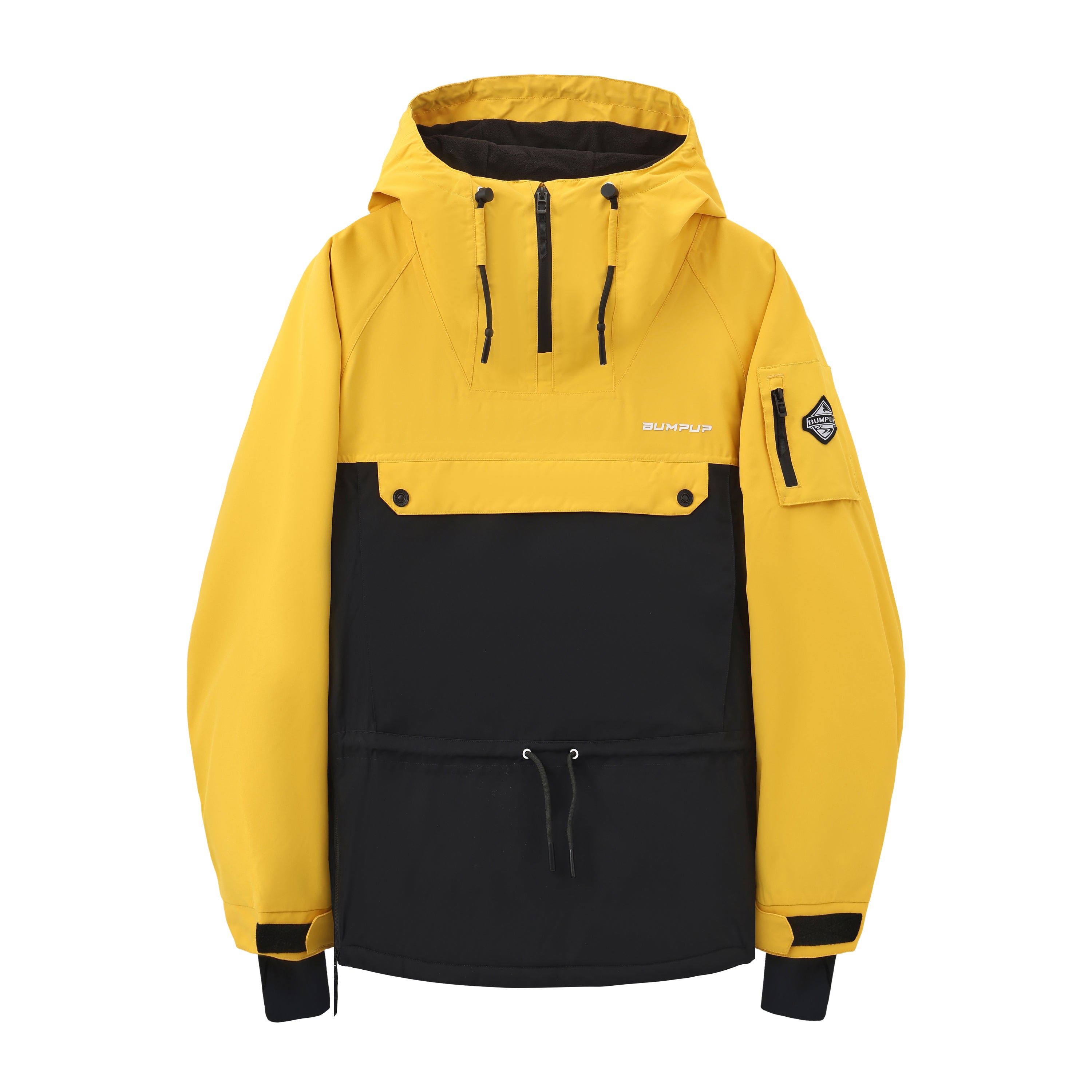 BUMP Insulated Anorak Ski Jacket for Men&Women, Pullover Snowboard  Jacket Coral