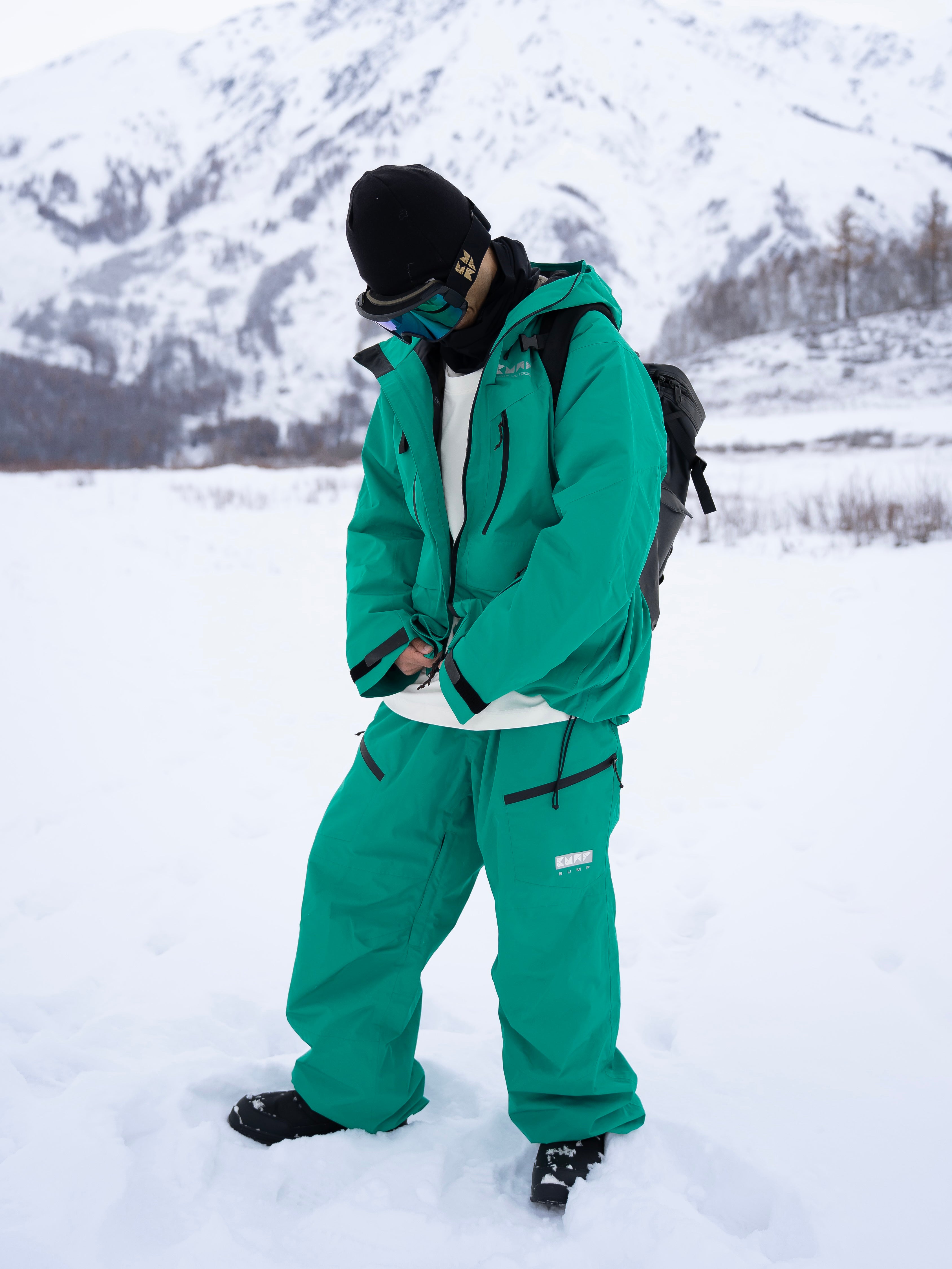BUMP Blizarrd Ski/Snowboard Jacket Women Jade Green
