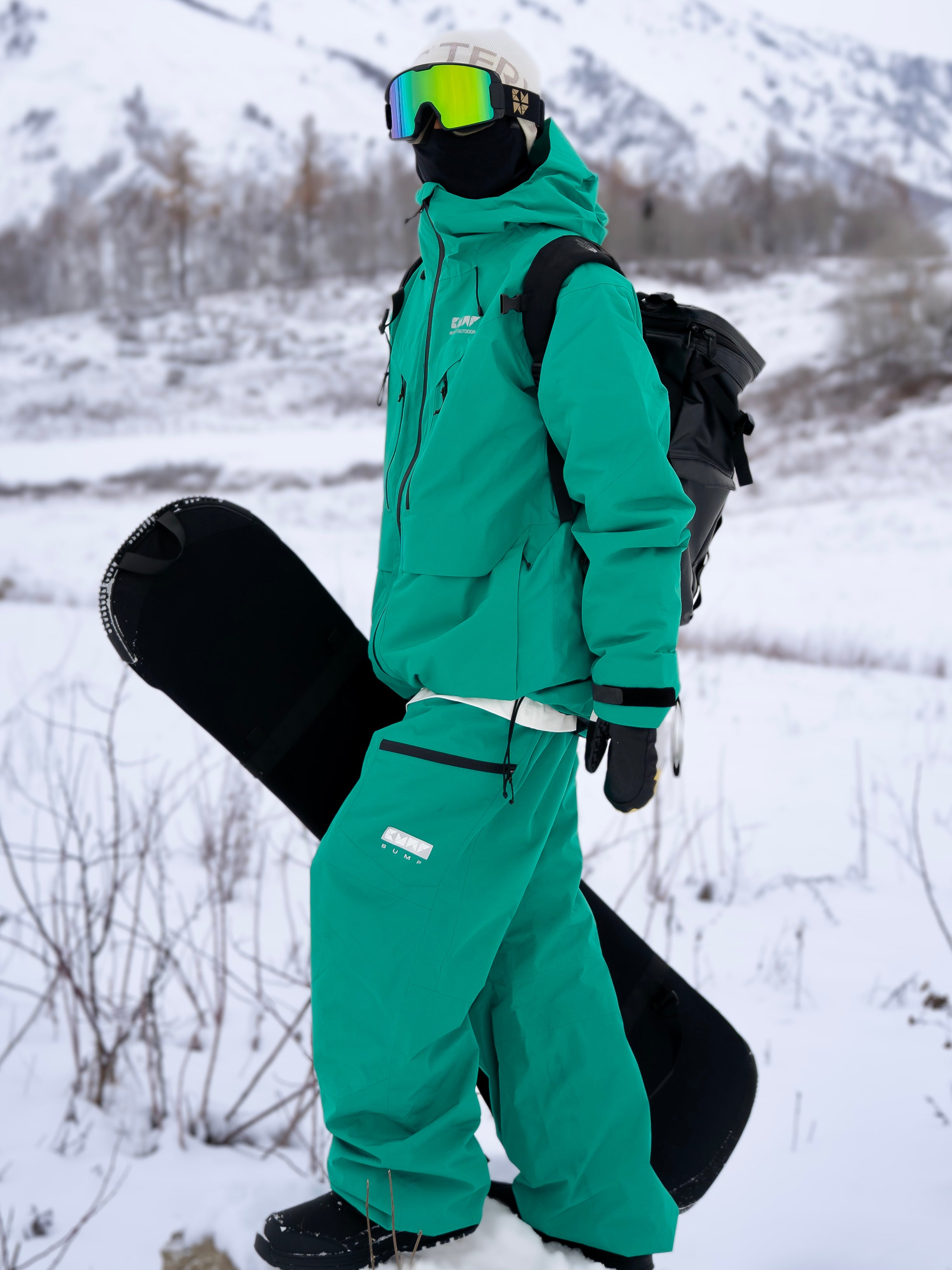 BUMP Blizarrd Ski/Snowboard Jacket Women Jade Green