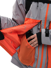 Expert 23 Ski/Snowboard Jacket Women Gray/Orange