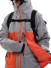 Expert 23 Ski/Snowboard Jacket Women Gray/Orange
