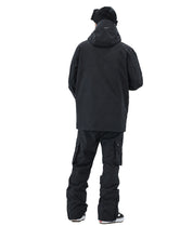 BUMP Iconic Utility Ski Jacket for Men & Women, Insulated Snowboard Jacket Black