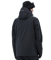 BUMP Iconic Utility Ski Jacket for Men & Women, Insulated Snowboard Jacket Black