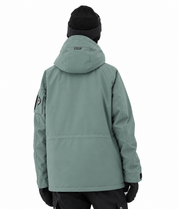 BUMP Insulated Anorak Ski Jacket for Men&Women, Pullover snowboard Jacket Faded Green