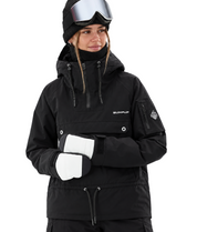 BUMP Insulated Anorak Ski Jacket for Men&Women, Pullover Snowboard  Jacket Black