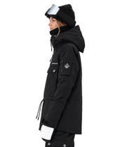 BUMP Insulated Anorak Ski Jacket for Men&Women, Pullover Snowboard  Jacket Black