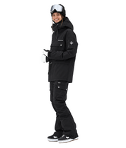 BUMP Insulated Anorak Ski Jacket for Men&Women, Pullover Snowboard  Jacket Black