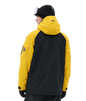 BUMP Insulated Anorak Ski Jacket for Men&Women, Pullover snowboard Jacket Yellow/Black