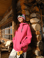 Stay Warm and Stylish on the Slopes: Must-Have Pink Women Ski Hoodies for Winter Adventures