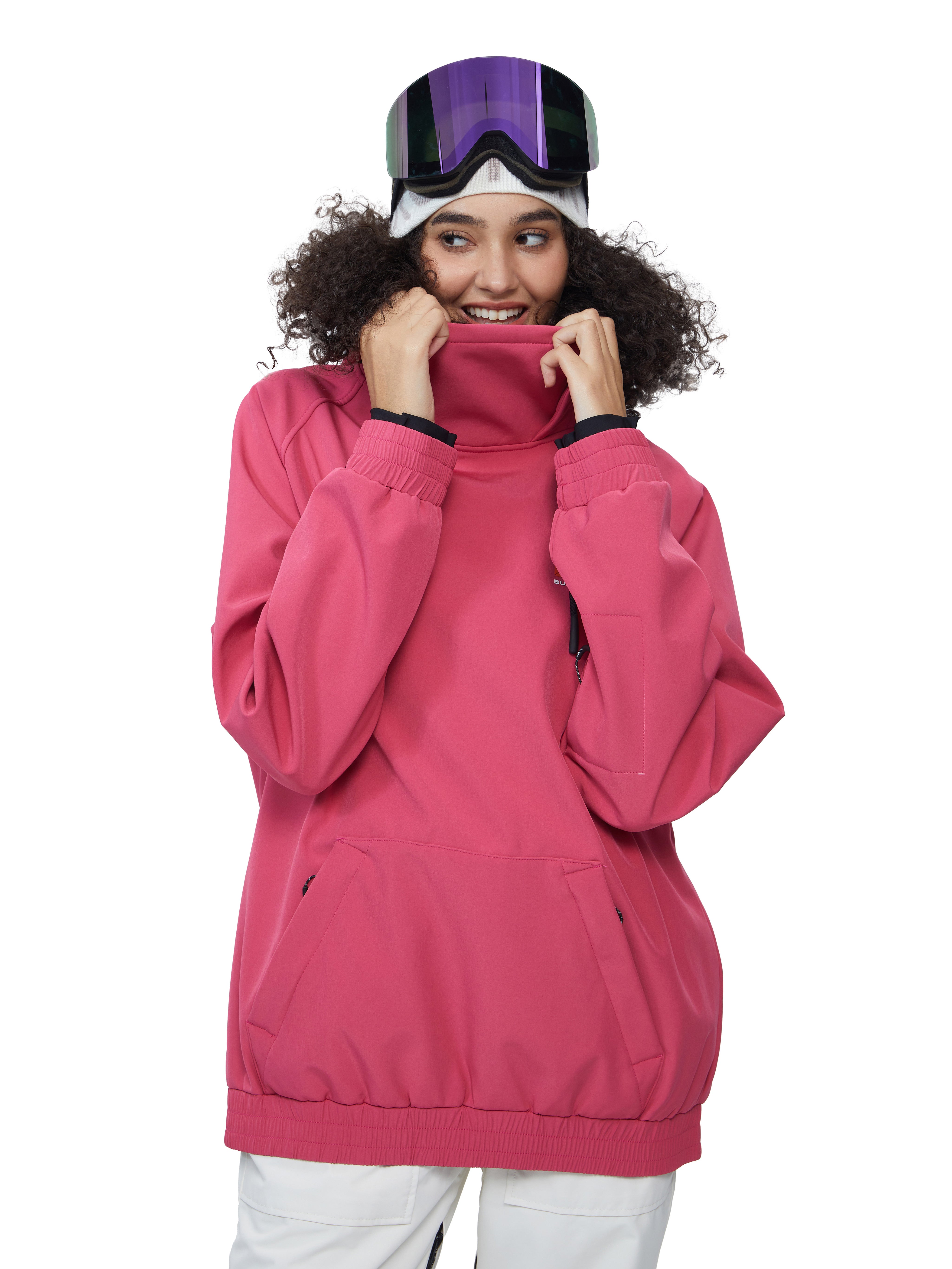 Stay Warm and Stylish on the Slopes: Must-Have Pink Women Ski Hoodies for Winter Adventures