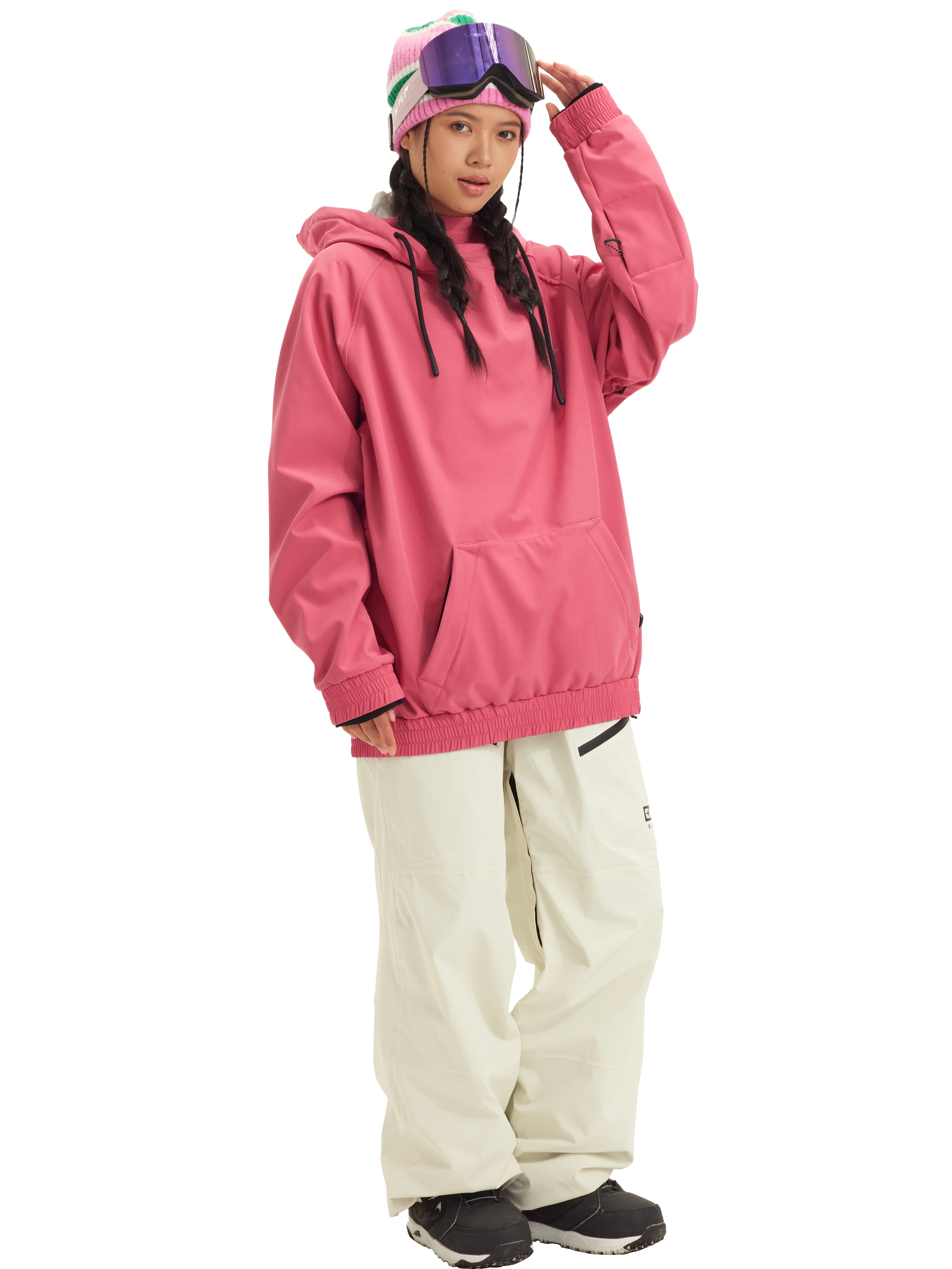 Stay Warm and Stylish on the Slopes: Must-Have Pink Women Ski Hoodies for Winter Adventures