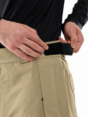 Iconic Cargo Ski Pants for Men & Women, Waterproof Snow Pants Khaki
