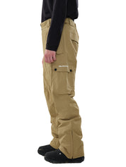 Iconic Cargo Ski Pants for Men & Women, Waterproof Snow Pants Khaki
