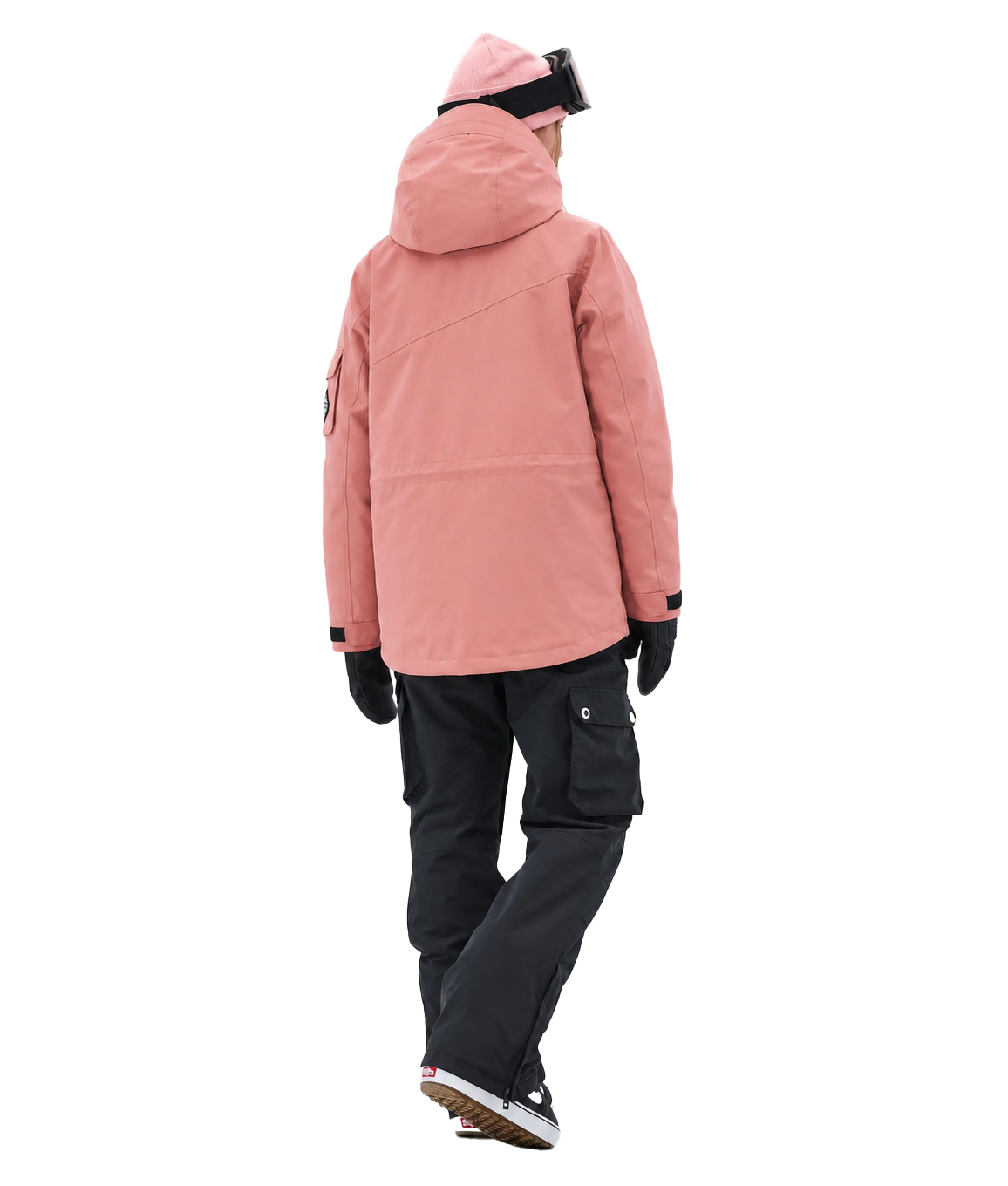 BUMP Iconic Utility Ski Jacket for Men & Women, Insulated Snowboard Jacket Soft Pink