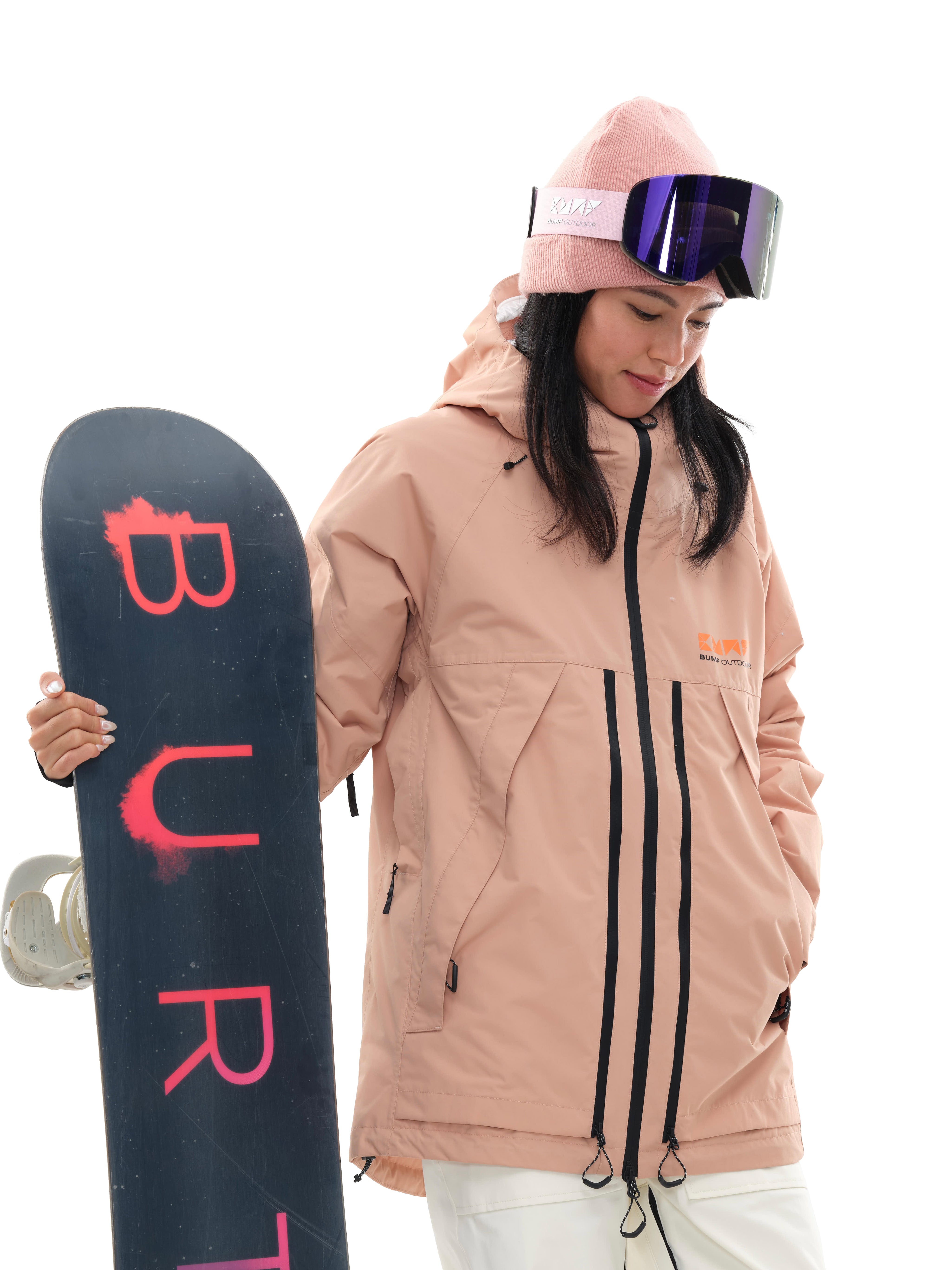 Expert 23 Ski/Snowboard Jacket Women Peach Whip