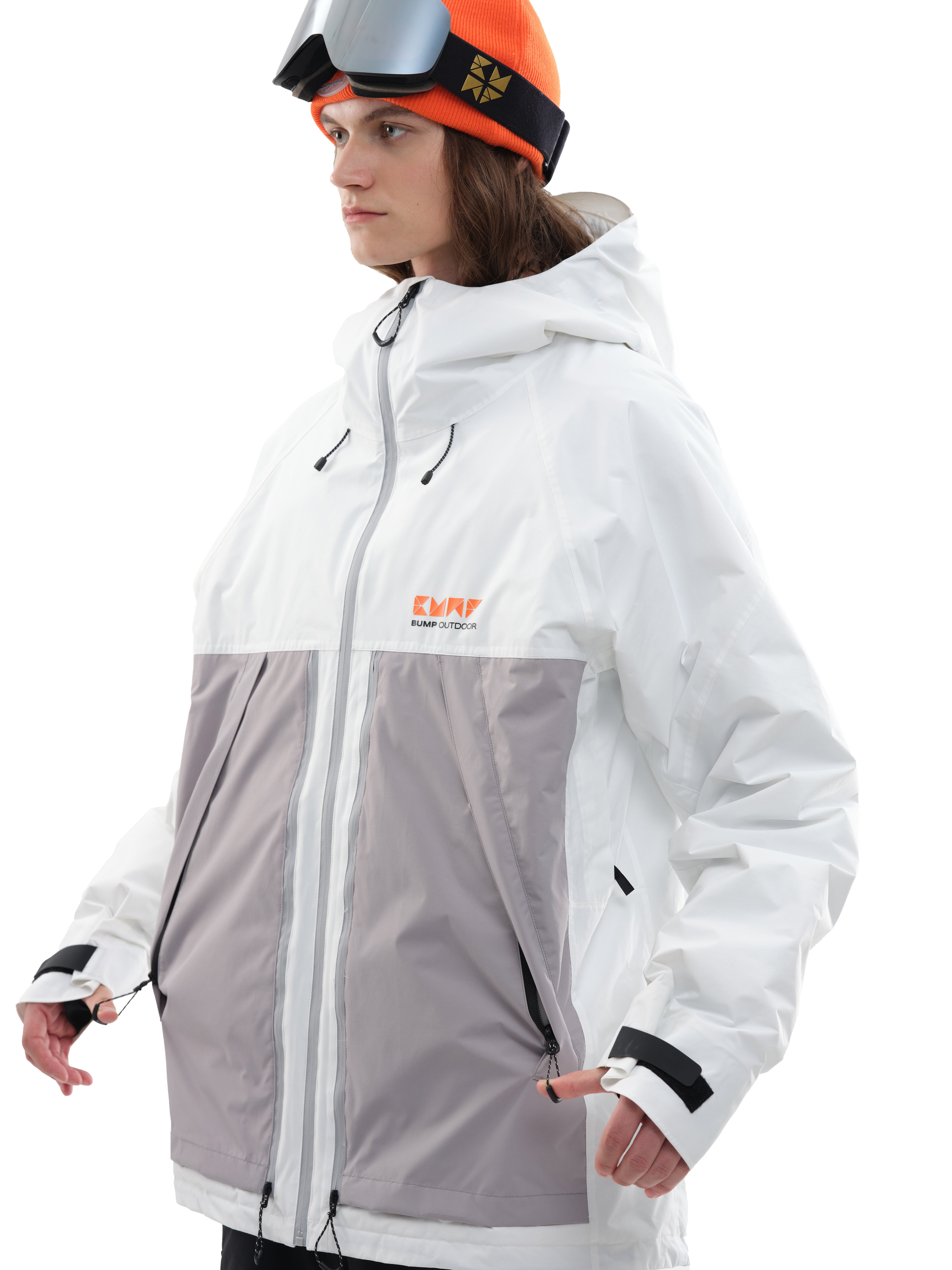 Expert 23 Ski/Snowboard Jacket Women White/Gray