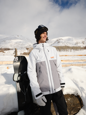 Expert 23 Ski/Snowboard Jacket Women White/Gray