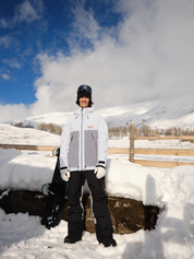 Expert 23 Ski/Snowboard Jacket Women White/Gray