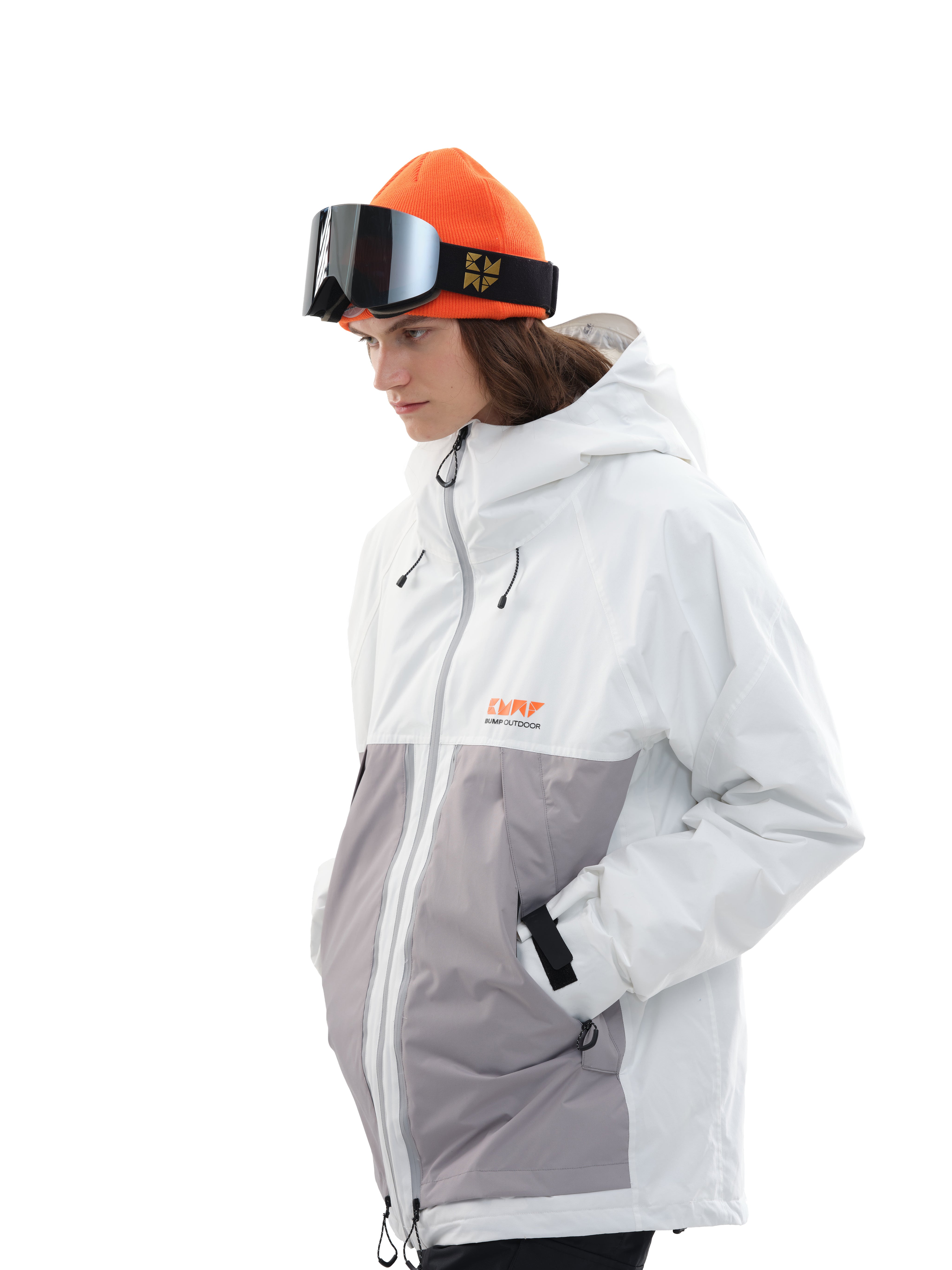 Expert 23 Ski/Snowboard Jacket Women White/Gray