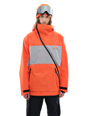 Slash 23 Ski/Snowboarding Jacket Men Orange Gray