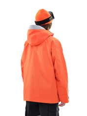 Slash 23 Ski/Snowboarding Jacket Men Orange Gray
