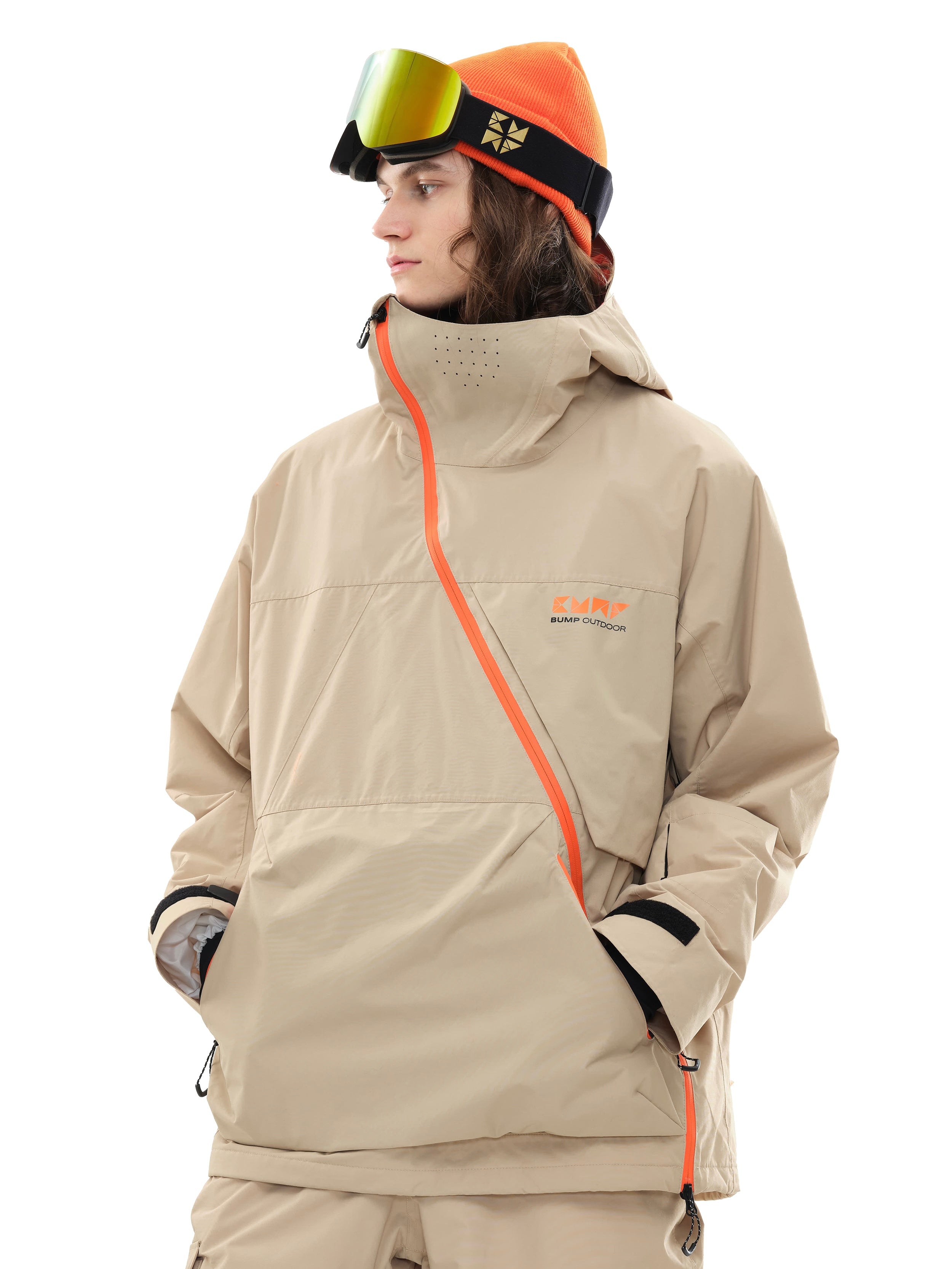 Slash 23 Ski/Snowboarding Jacket Men Khaki
