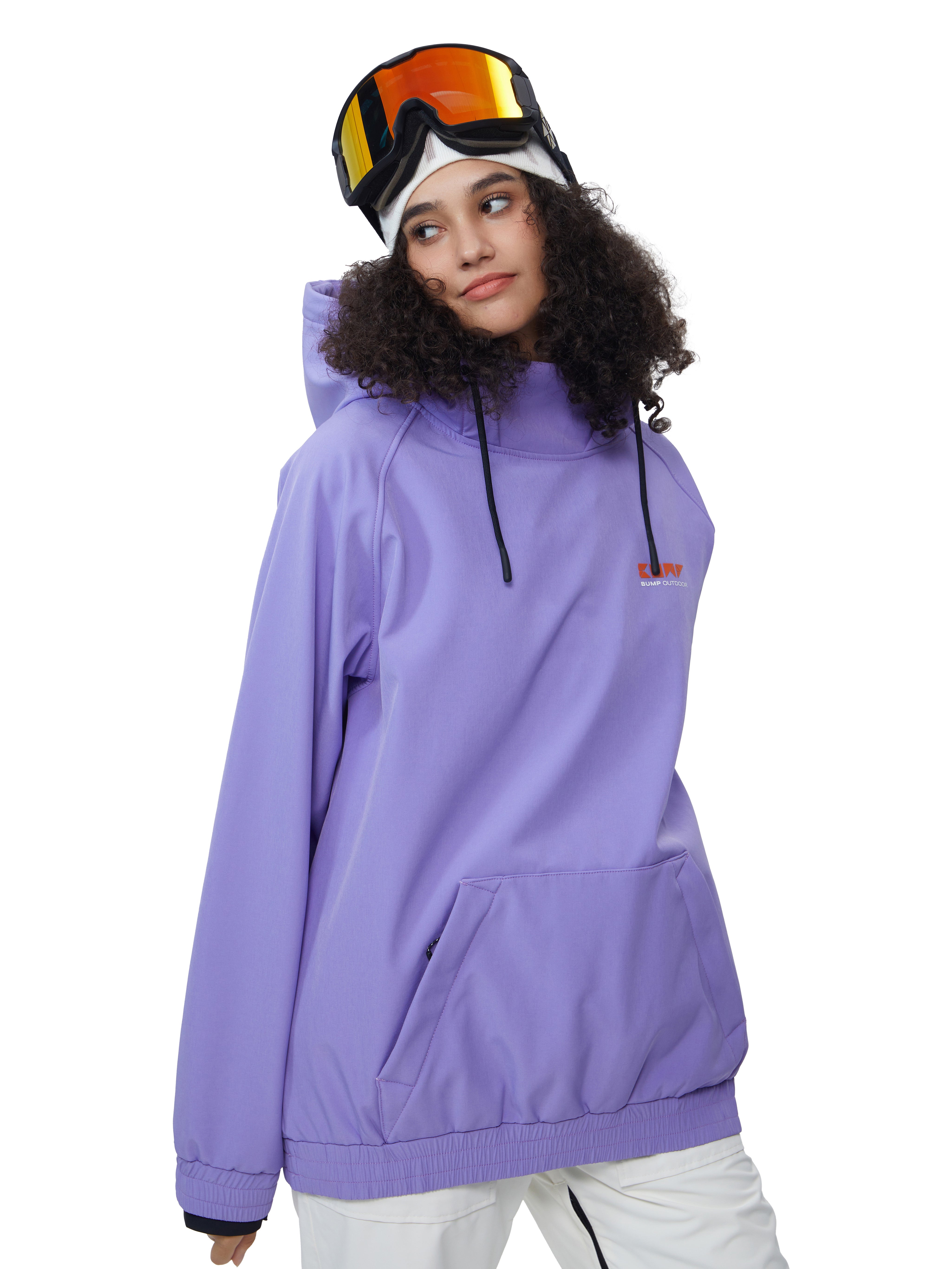 Stay Warm and Stylish on the Slopes: Must-Have Purple Women Ski Hoodies for Winter Adventures