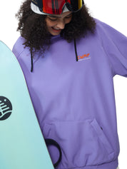 Stay Warm and Stylish on the Slopes: Must-Have Purple Women Ski Hoodies for Winter Adventures
