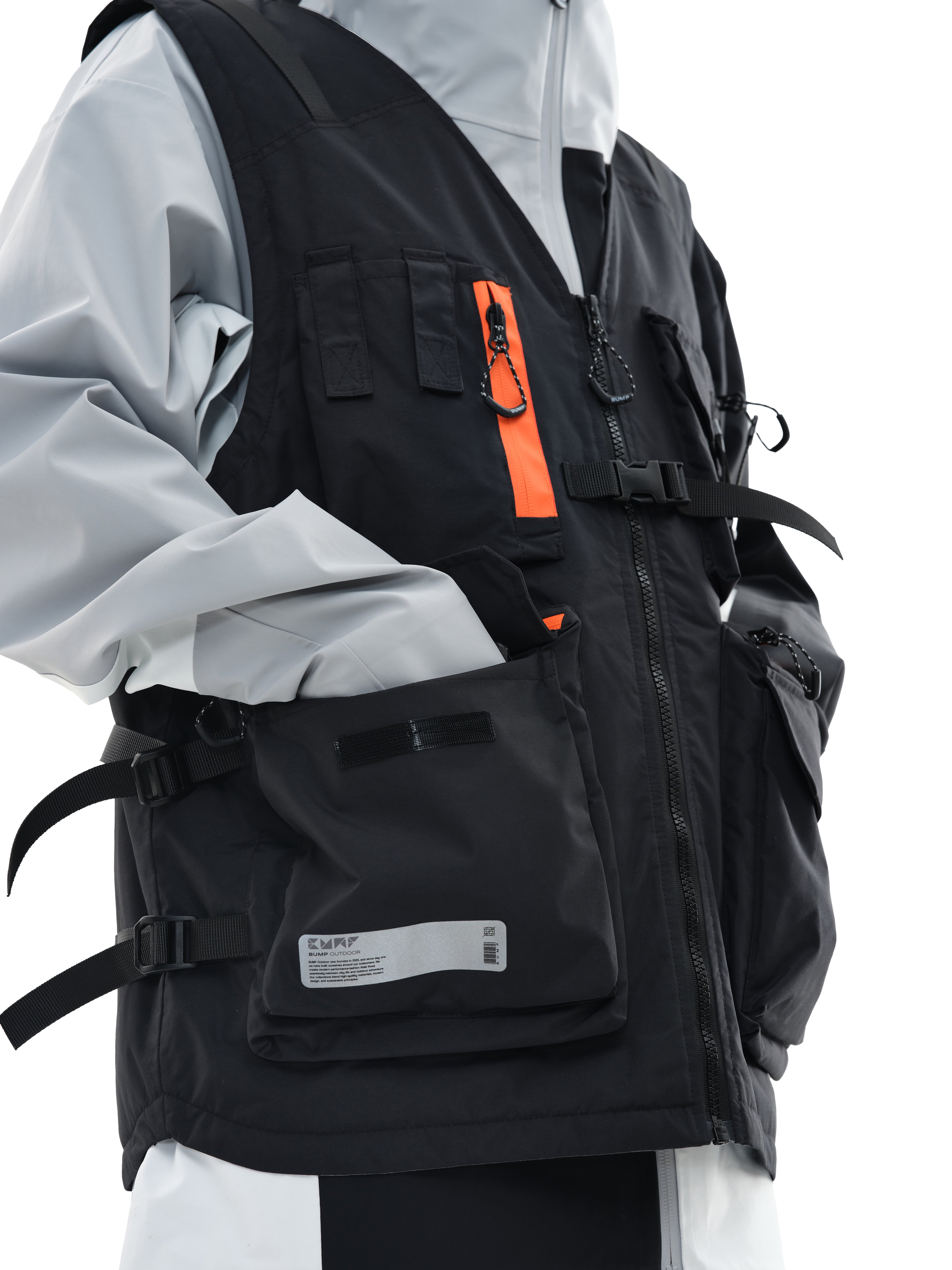 BUMP Outdoor Iconic Insulated Utility Ski & Snowboard Vest for Men & Women