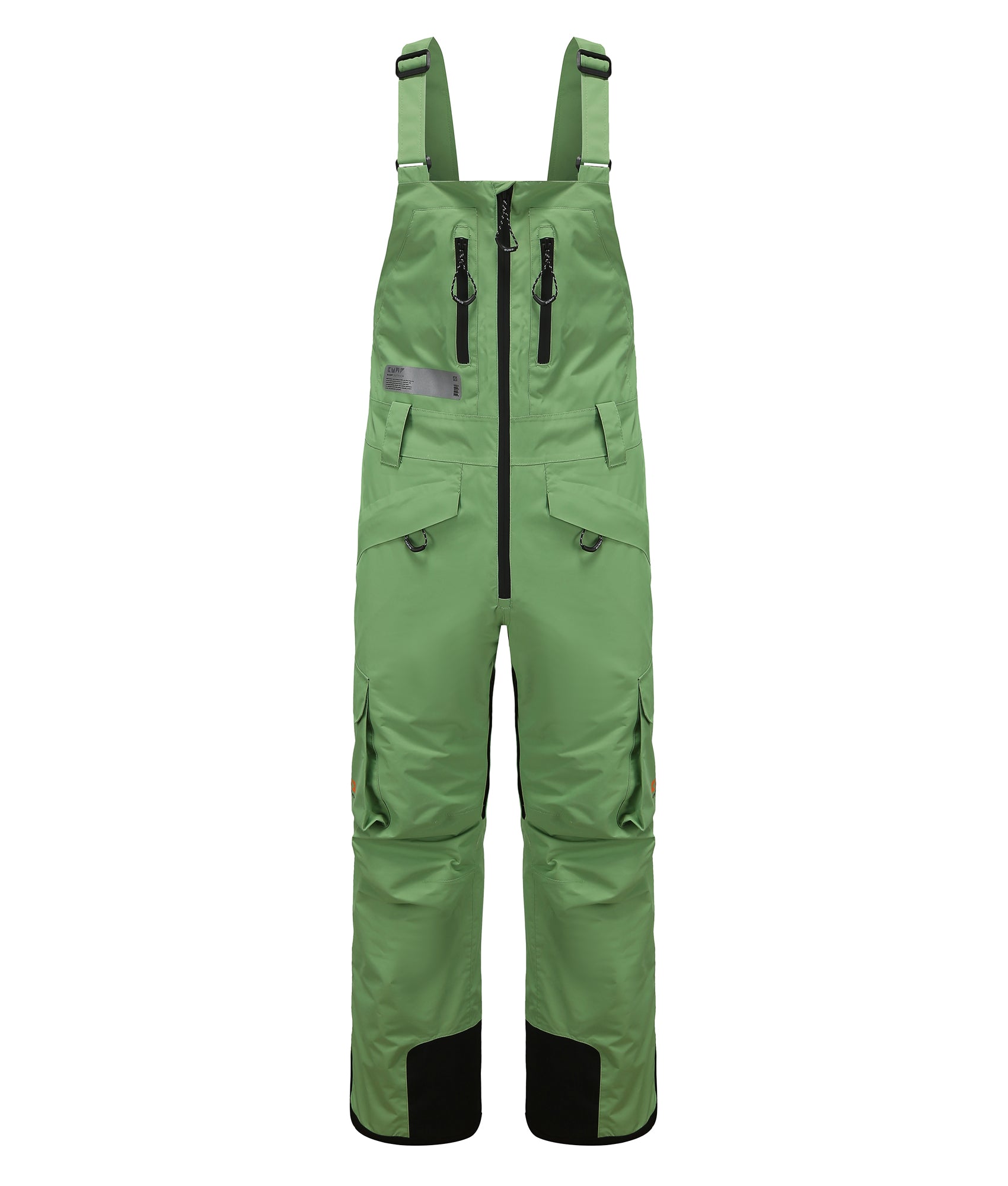 Snowboard Bib Pants Women Black Gray