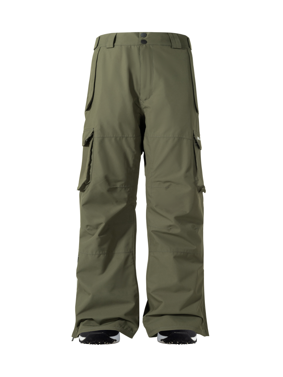 Iconic Cargo Ski Pants for Men & Women, Waterproof Snow Pants Khaki