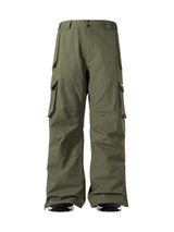 Iconic Cargo Ski Pants for Men & Women, Waterproof Snow Pants Khaki