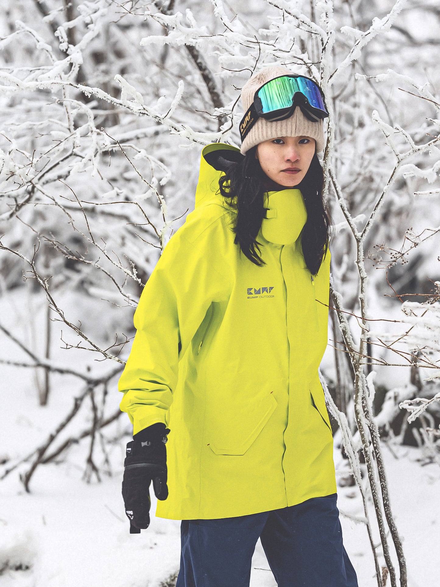 BUMP 23 3L Pro Dermizax® Snowboard/Ski Jacket Women Sulphur Spring