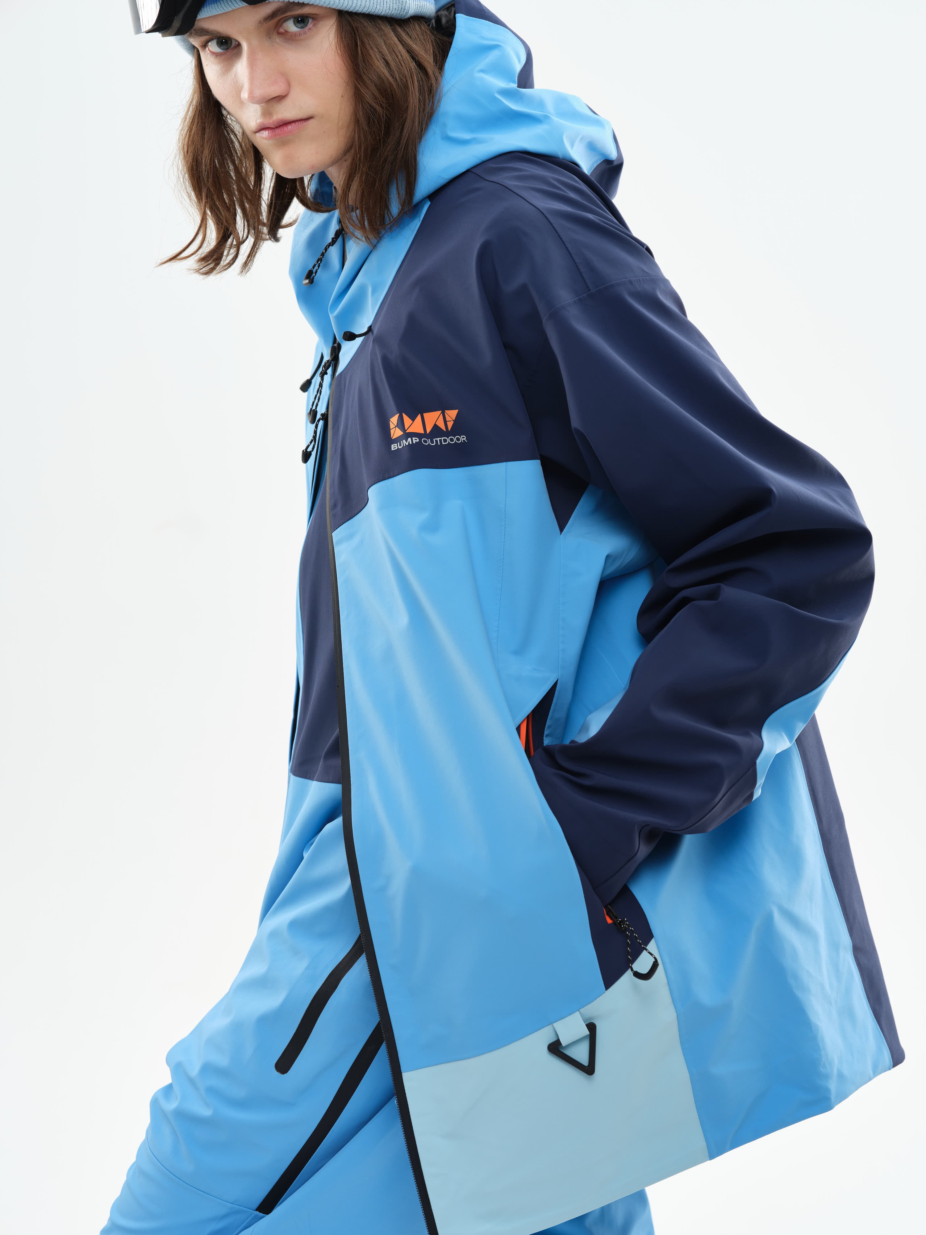 BUMP 3L RG Snowboard/Ski Jacket Men Blue