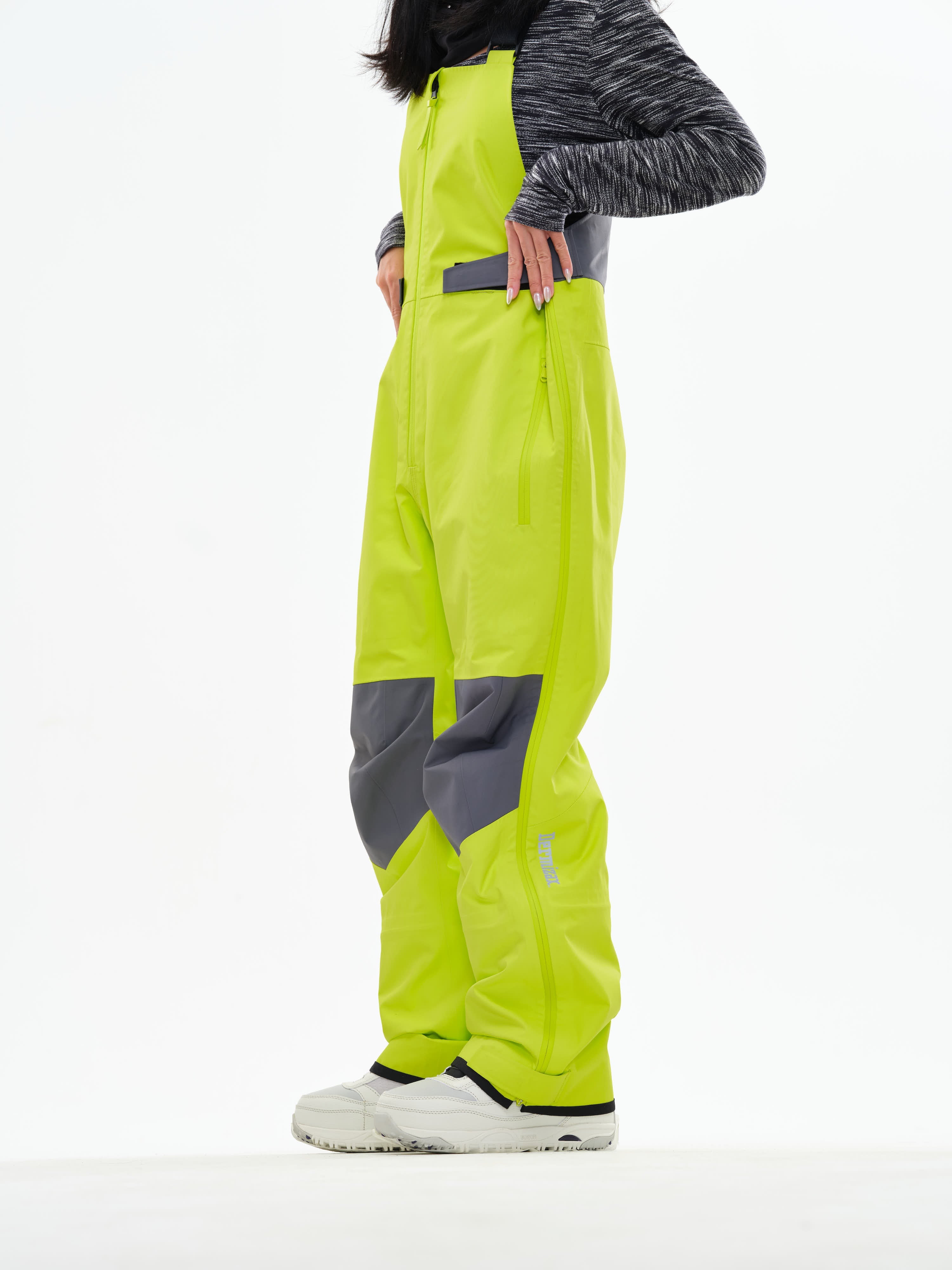 BUMP 3L Pro Dermizax® Snowboard/Ski Bib Pants Women Sulphur Spring/Gray