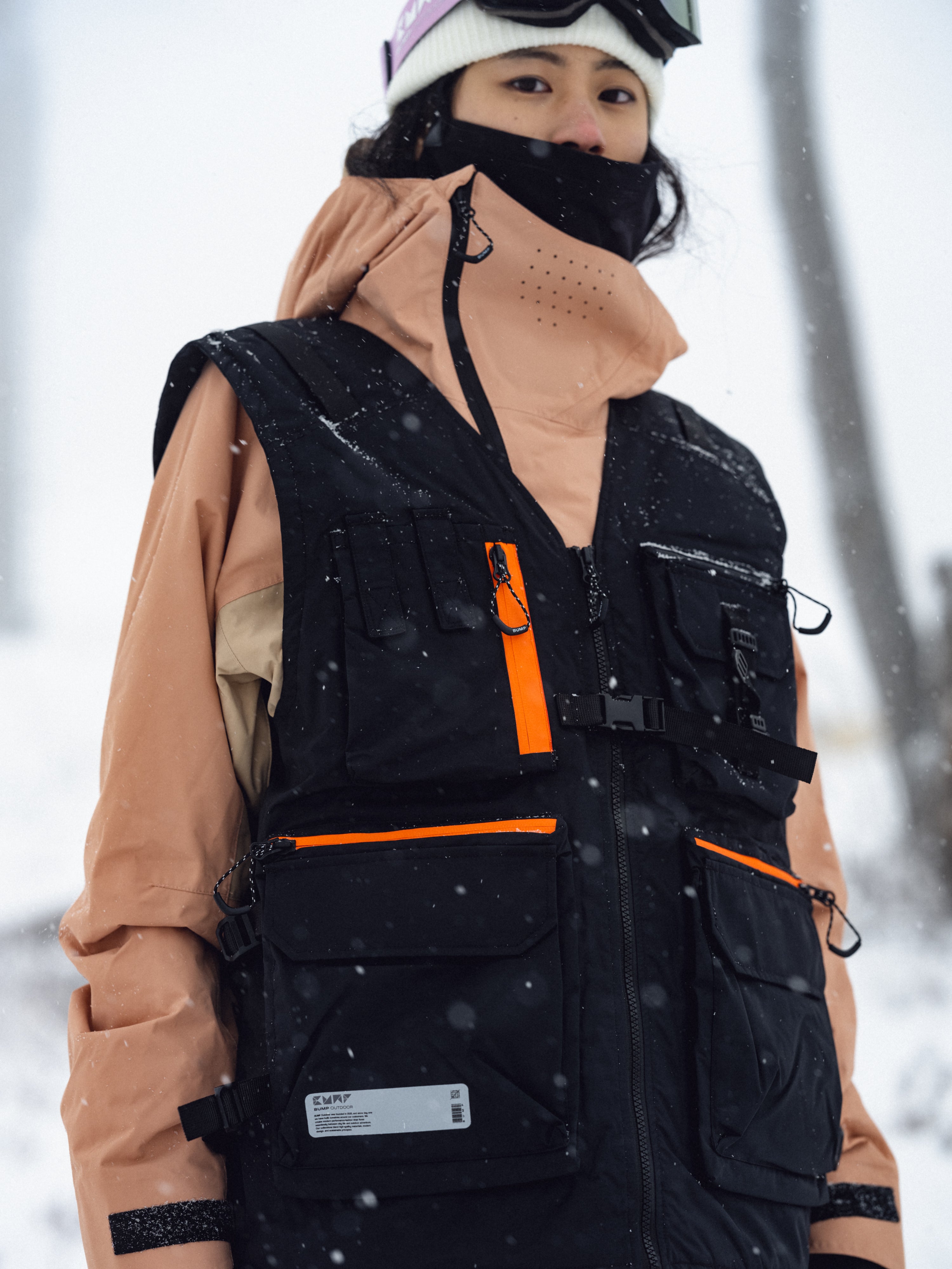BUMP Outdoor Iconic Insulated Utility Ski & Snowboard Vest for Men & Women